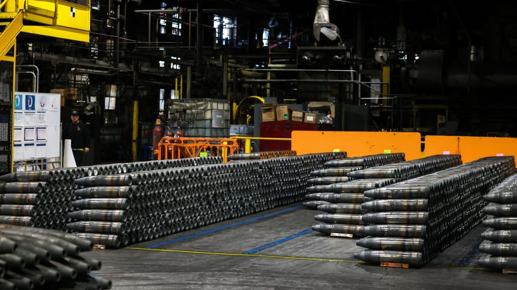 Fábrica de munições do exército de Scranton, na Pensílvânia (Getty Images) 