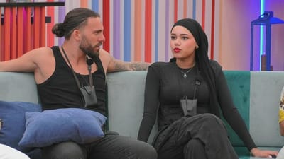 Após salvação, Daniela Ventura provoca David Maurício: «É agora que levas uma beijoca» - Big Brother