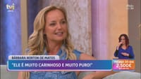 Bárbara Norton de Matos sobre namoro com João Moura Caetano: «Sinto-me uma miúda ao lado dele» - TVI
