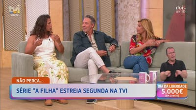 Luciana Balby, Diogo Infante e Inês Castel-Branco integram o elenco de «A Filha» - TVI