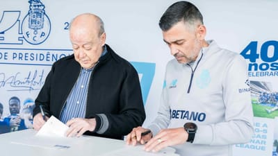 OFICIAL: Sérgio Conceição renova com o FC Porto - TVI