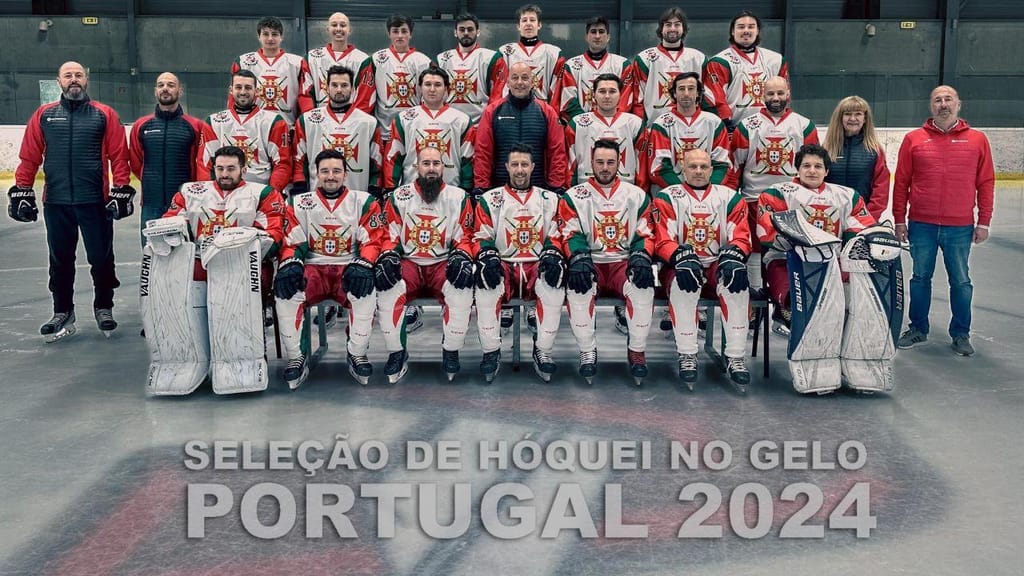 Seleção portuguesa de Hóquei no Gelo (Facebook Federação de Desportos de Inverno de Portugal)