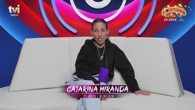 Catarina Miranda implacável com jogo de David Maurício: «Parece um cão guia (...) O problema dele tem duas pernas» - Big Brother