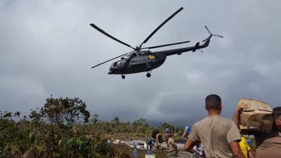 Queda de helicóptero militar no Equador causa morte dos oito tripulantes - TVI