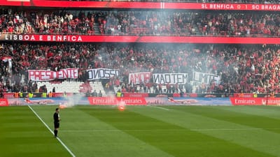 VÍDEO: adeptos contestam Rui Costa, Schmidt e os jogadores do Benfica - TVI