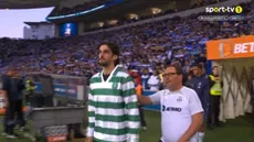 VÍDEO: Sporting homenageia Manuel Fernandes no Dragão