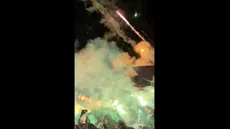 VÍDEO: festa e multidão ao rubro em Alvalade na chegada do autocarro