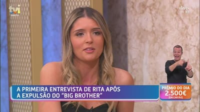 Rita Oliveira sobre Catarina Miranda: «A Miranda é uma pessoa mesmo muito difícil de lidar» - Big Brother