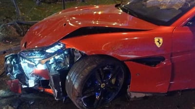 Mulher de Dyego Sousa destruiu Ferrari no centro de Madrid - TVI
