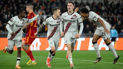 Liga Europa: Bayer Leverkusen vence em Roma e está perto da final - TVI