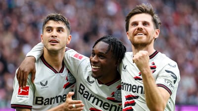 Bayer Leverkusen goleia Frankfurt e chega ao 48.º jogo sem perder - TVI