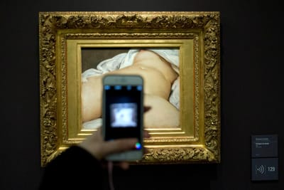 “A Origem do Mundo” de Courbet atacada no Centre Pompidou-Metz e outra obra roubada - TVI