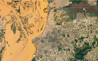 Nasa divulga imagens de satélite que mostram dimensão da tragédia no Rio Grande do Sul - TVI