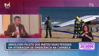 Piloto absolvido por matar duas pessoas na praia, em aterragem de emergência - TVI