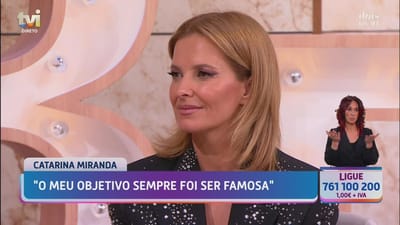 Cristina Ferreira para Catarina Miranda: «Há muita gente que acha que tu és malcriada!»