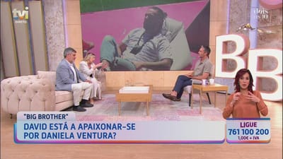 Cláudio Ramos questiona pais de David Maurício: «Imaginam ele cá fora com a Daniela numa relação?» - Big Brother