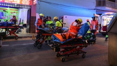 Quatro mortos e 16 feridos após colapso de bar em Palma de Maiorca - TVI