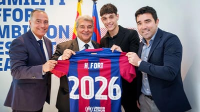 OFICIAL: Héctor Fort renova contrato com o Barcelona - TVI