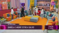Cláudio Ramos anuncia: «Hoje são salvos a Daniela e o André» Veja a reação dos concorrentes - Big Brother