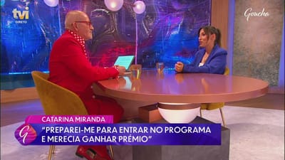Goucha confronta Catarina Miranda: «Ouvi-a dizer que fez história, que história é que acha que fez?» - Big Brother