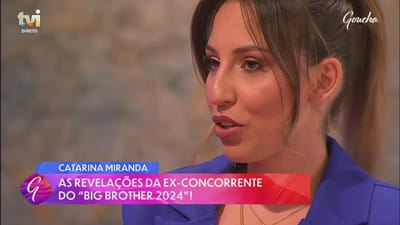 Pela primeira vez, Catarina Miranda revela o que o Big Brother lhe disse no confessionário quando foi expulsa - Big Brother