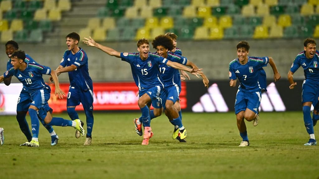 Itália vence Ingaterra nos penáltis no Euro sub-17 (Photo by Piaras Ó Mídheach - Sportsfile/UEFA via Getty Images)