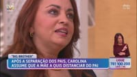 Big Brother: Mãe de Carolina Nunes mostra-se desiludida: «Fiquei triste. Acho que ela tinha coisas muito mais bonitas para dizer» - Big Brother