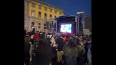 VÍDEO: a euforia na cidade do Porto com o golo de Francisco Conceição - TVI