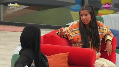 Inês Morais critica David e Daniela por só saberem conviver com o resto do grupo quando estão longe um do outro - Big Brother