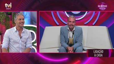 Cláudio Ramos brinca com André Silva: «Acha que a Renata está a apoiá-lo?» - Big Brother