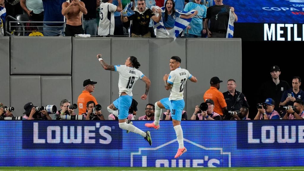 Darwin Nuñez marcou na goleada do Uruguai à Bolívia  (AP Photo/Julia Nikhinson)