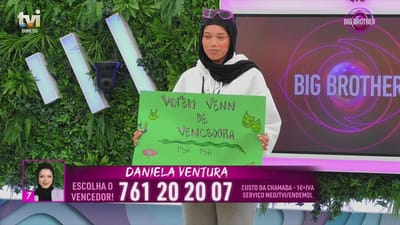 Daniela Ventura faz apelo ao voto: «Sei que dei o máximo de mim» - Big Brother