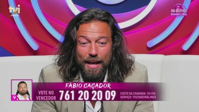 Fábio Caçador faz apelo aos portugueses para ser vencedor desta edição! - Big Brother