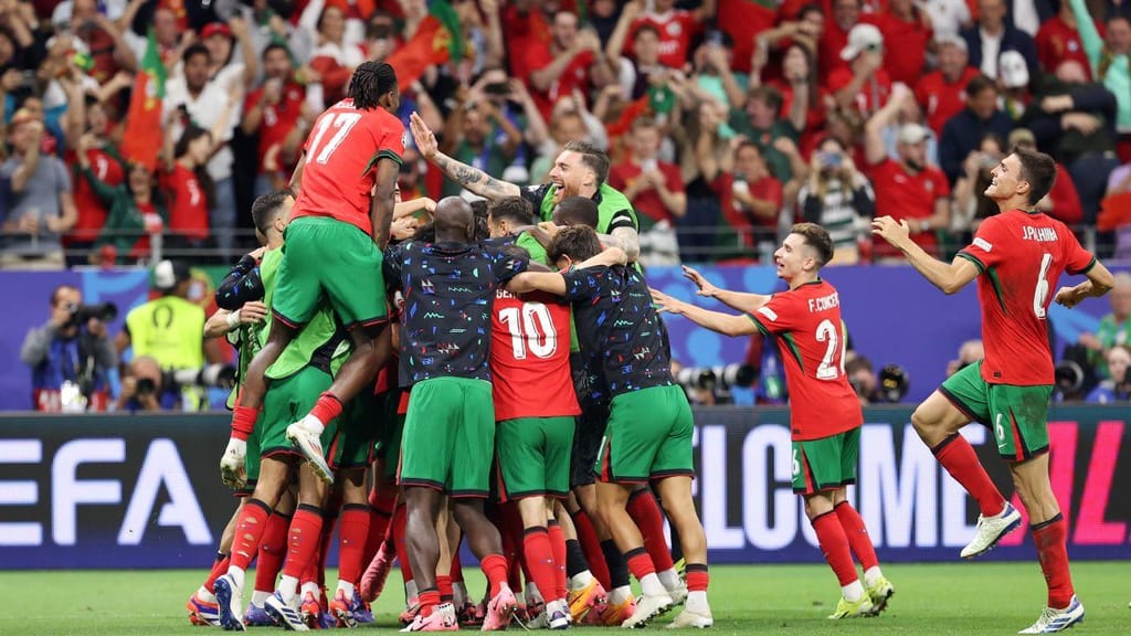 Portugal faz a festa (Ryan Pierse - UEFA/UEFA via Getty Images)
