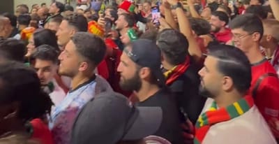 VÍDEO: multidão espera por Ronaldo, insulta Messi e obriga intervenção dos stewards - TVI
