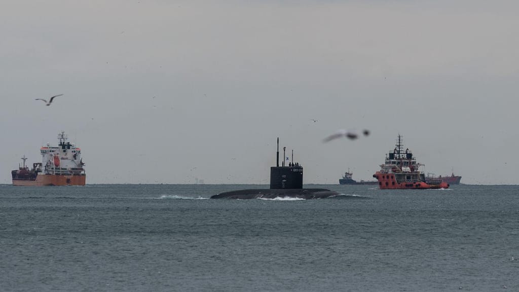 Submarino classe Kilo (Burak Kara/Getty Images)
