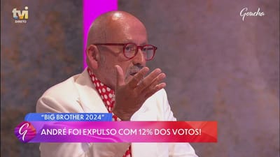 Goucha para André Silva: «E ouvir um Francisco Monteiro dizer que você era para ele um justo vencedor?» - Big Brother