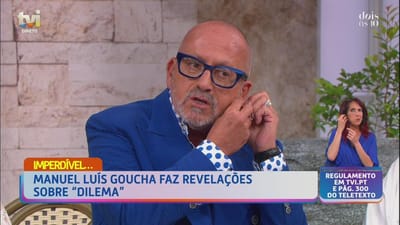 Manuel Luís Goucha revela: «Estou a pensar usar um alargador, tipo AGIR»