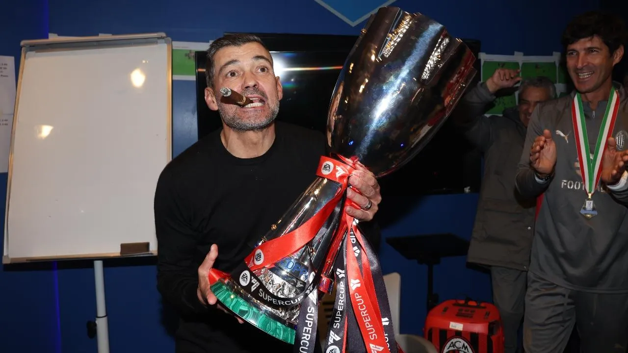 Conceição com melhor início no Milan do que Rúben Amorim e Paulo Fonseca