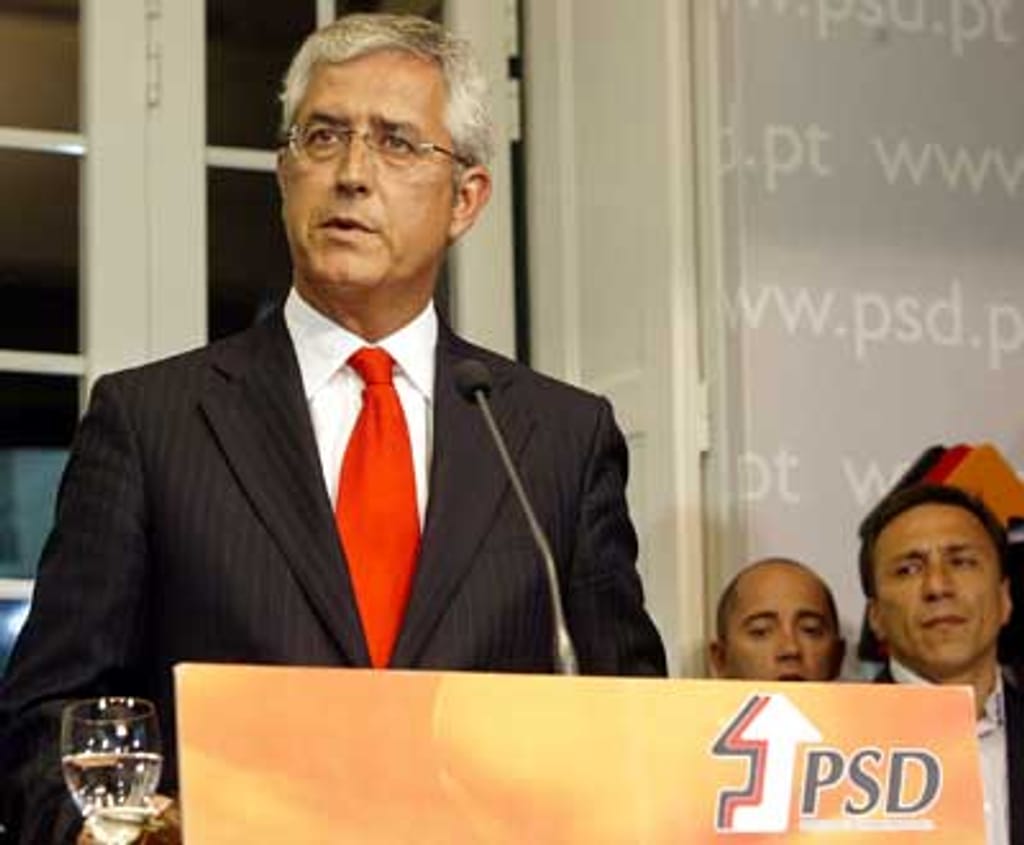 Fernando Negrão, na sede do PSD - Foto Tiago Petinga/Lusa