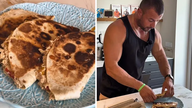 Marco Costa ensina a fazer wraps de frango