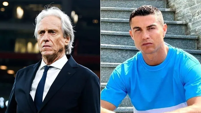 A primeira reação de Jorge Jesus ao longo comunicado de Cristiano Ronaldo