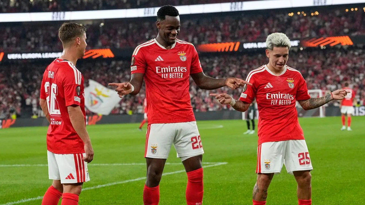 Liga Europa: Durán brilha no triunfo do Benfica sobre o Celtic por 4-1