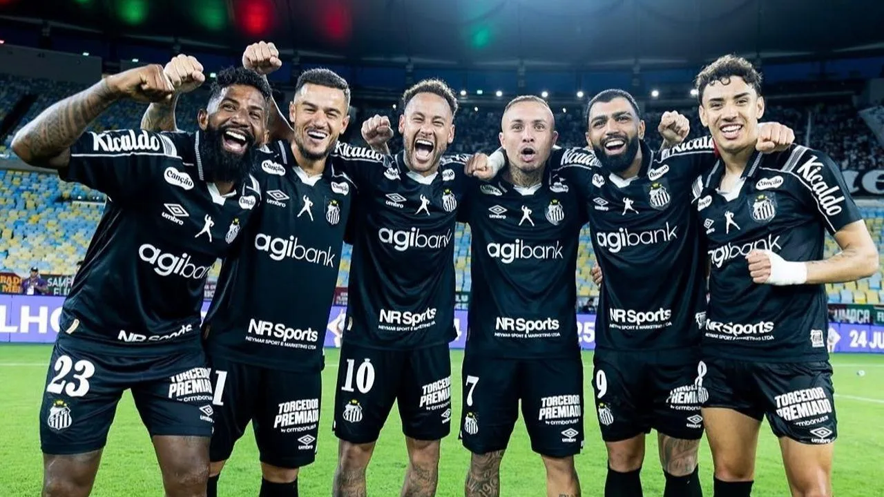 Neymar mostra reforços do Santos e brinca: «Inter Miami do Brasil»