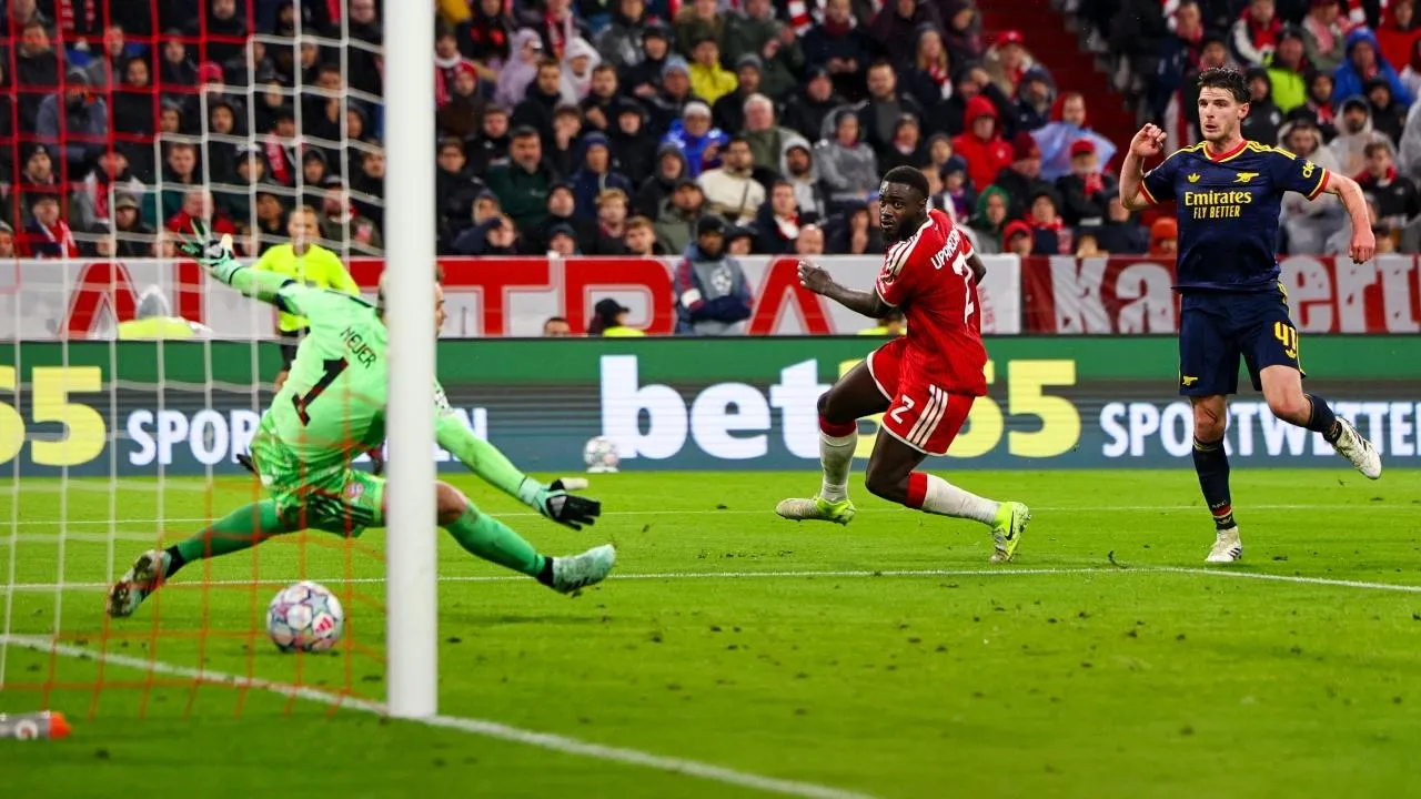 Champions: Arsenal resgata empate em Munique após reviravolta do Bayern