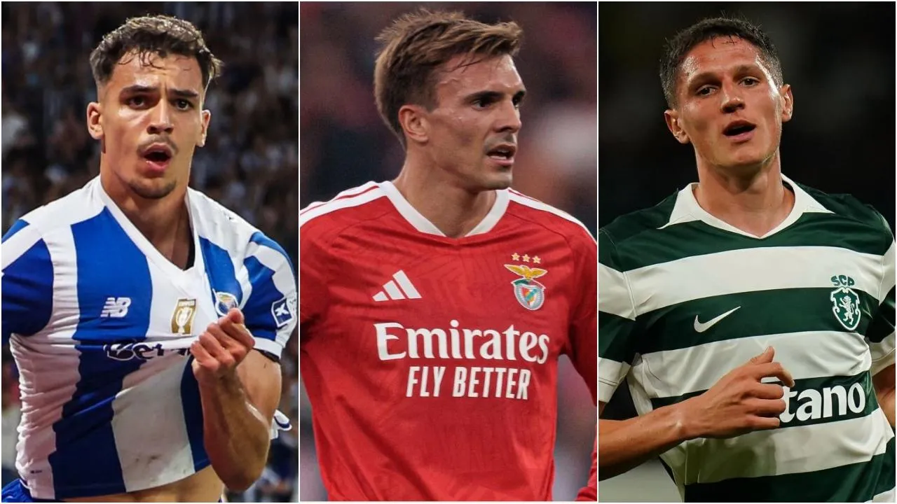 Defesa, ataque e posse: as diferenças entre FC Porto, Benfica e Sporting na Liga