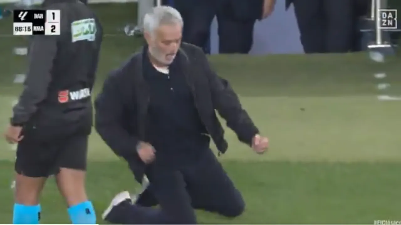 VÍDEO: Mourinho à antiga regressa também nos festejos dos golos