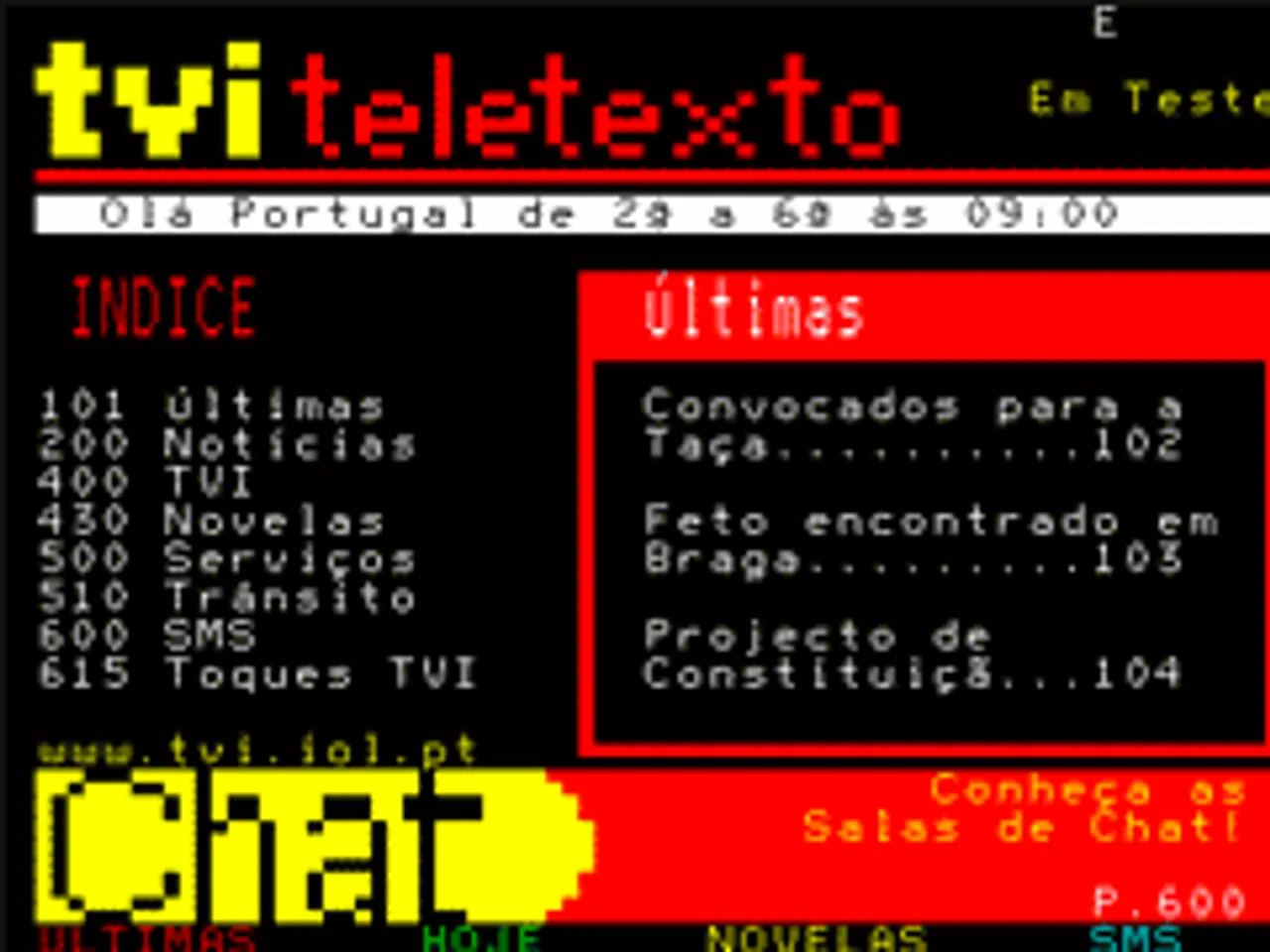 Teletexto TVI | TVI Player
