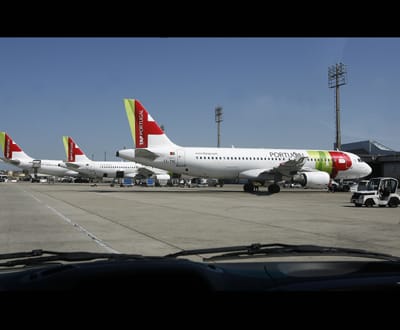 Vento desvia nove voos do aeroporto de Lisboa - TVI