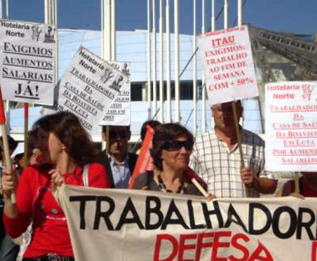 Manifestação organizada pela CGTP (Marta Belchior)